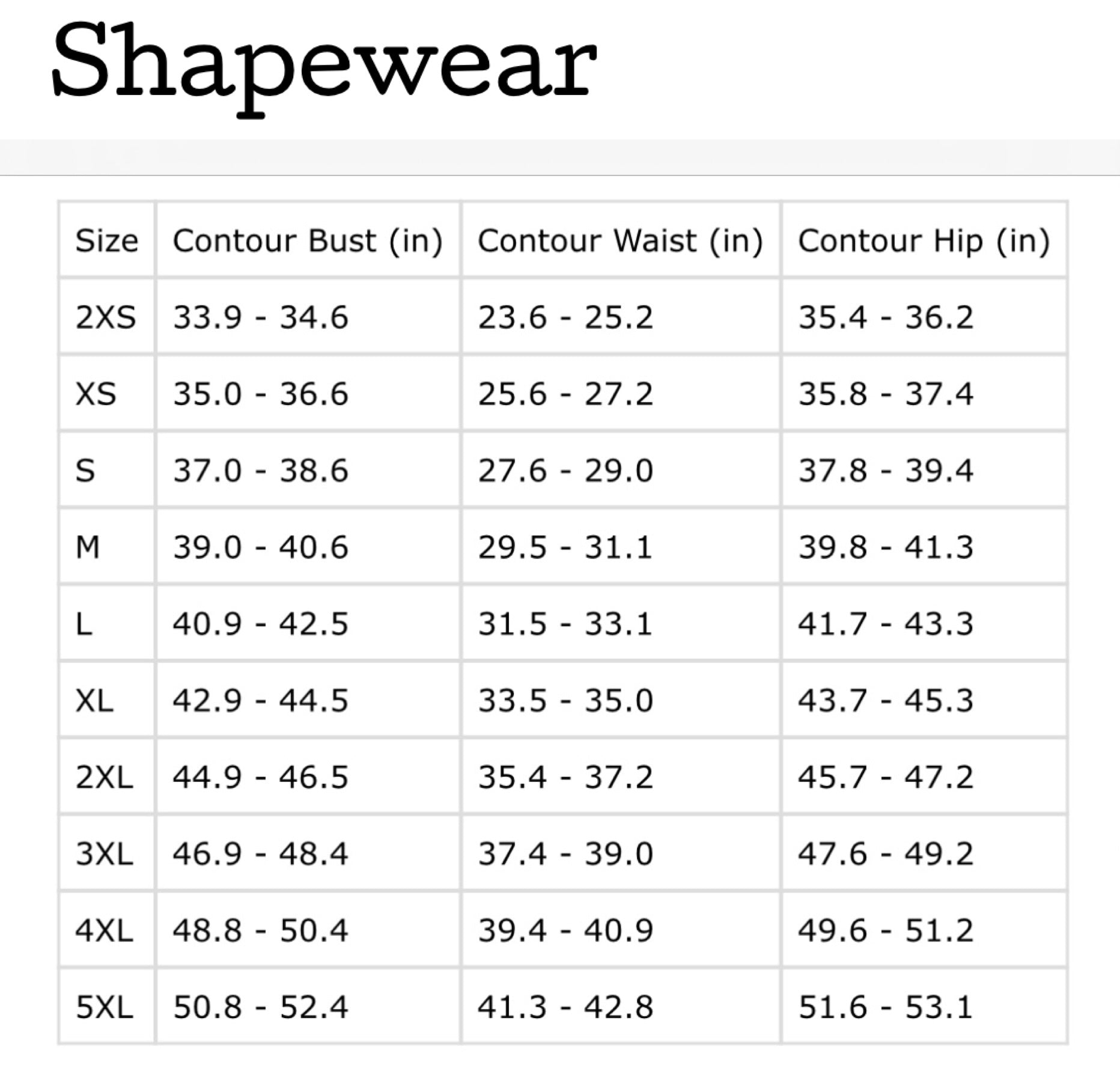 Invisible Capri Shapewear